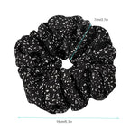 Scrunchies Hair Ties for Women - Big Silk Satin Scrunchie Exra Large Jumbo Gaint Oversized Pact of 4 Scrunchy for Curl Thick Hair Ligas Para el Cabello De Mujer Decoration Hair Accessories Gift
