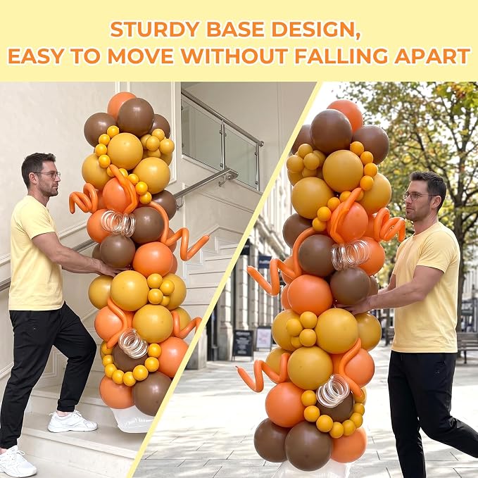Balloon Column Stand Kit Set of 2, 7 FT Adjustable Ballon Arch Stands - Image 3