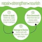 3-in-1 Conditioning Shampoo – Cleanser, Conditioner & Detangler for Curly, Coily, Wavy Curls, Dry or Damaged Hair – Sulfate-Free