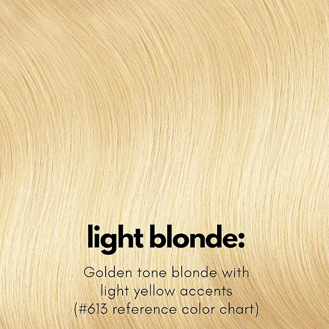 Irresistible Me Real Human Hair Extensions Clip Ins – 100% Human Hair Clip In Extensions for Length & Volume – Invisible Extension – Heat Resistant & Dyeable – Light Blonde, 14 Inches