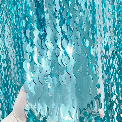 Goer Metallic Tinsel Foil Fringe Curtains by GOER