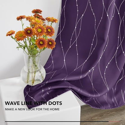 Deconovo Blackout Back Tab Curtains - Image 5