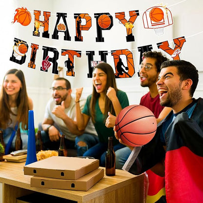 Basketball Birthday Banner Basketball Birthday Party Decorations Basketball - Image 6