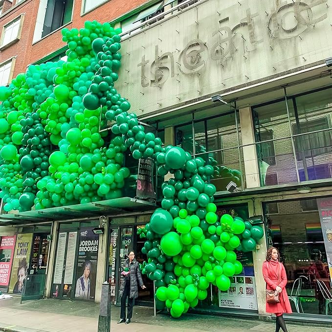 PartyWoo Green Balloons 50pcs Green Latex Helium Balloons 5 Inch | Birthday - Image 7
