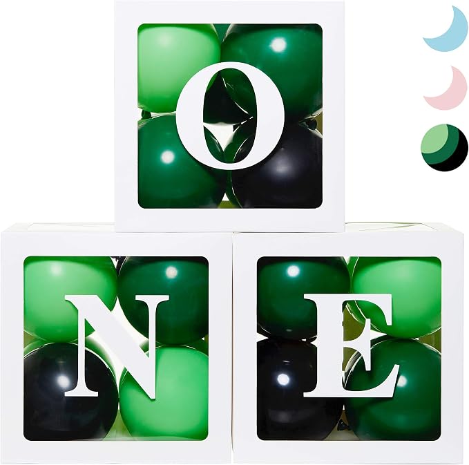 1st Birthday Balloon 'ONE' Boxes by PartyHooman