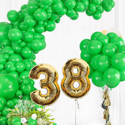 114pcs Green Balloons Kit - Image 5