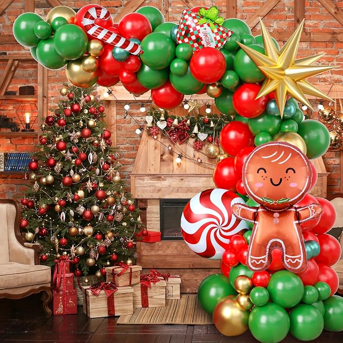 Christmas Balloon Garland Arch Kit - Image 6