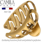 Camila Paris CP3052-CP3051 French Octopus Hair Clip for Women for Thick Volume Hair, Girls Hair Claw Clips Jaw Fashion Durable Styling Hair Accessories for Women, Strong Hold Grip, Made in France