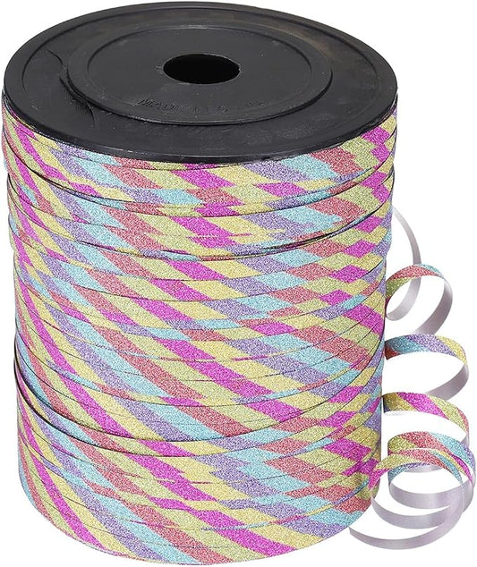 PATIKIL Glitter Curling Ribbon 500yds x 1/5" Plastic Balloon String Ribbon | by PATIKIL