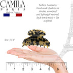 Camila Paris CP3057 French Hair Clip for Women, Ivory Tokyo, for Thick Hair for Long Curly Wavy Hair, Girls Hair Claw Clips Jaw, Styling Hair Accessories for Women, Strong Hold Grip, Made in France