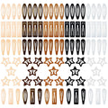 100PCS Snap Hair Clips for Women, 2 Inch Non-Slip Metal Barrettes, Stylish Hair Accessories for Girls, Perfect for Daily Use and Styling