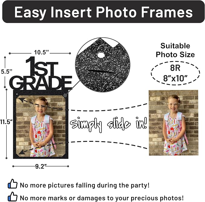 PartyHooman Graduation Photo Banner K-12, Kindergarten to 12th Grade - Image 3