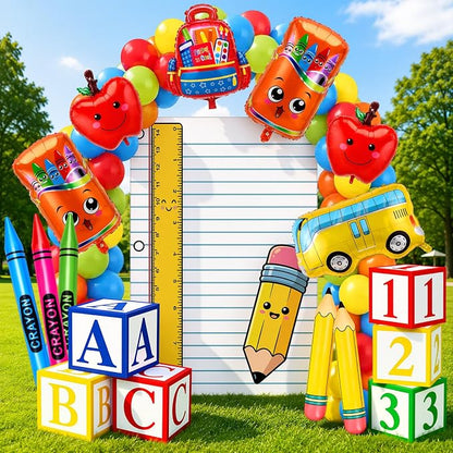 168pcs Back to School Balloon Garland Arch Kit by Unknown