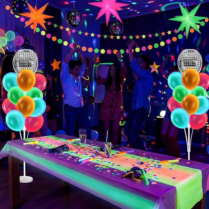 Gejoy 2 Sets Balloon Tower Stand Kit, Pcs 12 Inch Balloons, and 2 Pcs Balloons - Image 7