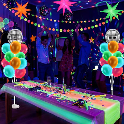 Gejoy 2 Sets Balloon Tower Stand Kit, Pcs 12 Inch Balloons, and 2 Pcs Balloons - Image 7