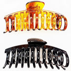 5.5“ Extra Large Hair Clips Long Thick Hair Women’s Jumbo Hair Claw Clips Huge Black Brown XL Giant Claws Strong Basic Gripper