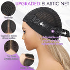 Black Wig for Women Long Wavy 4x1 Lace Natural Hairline Glueless for Beginners Middle Part Synthetic for Daily Party Use 30Inch