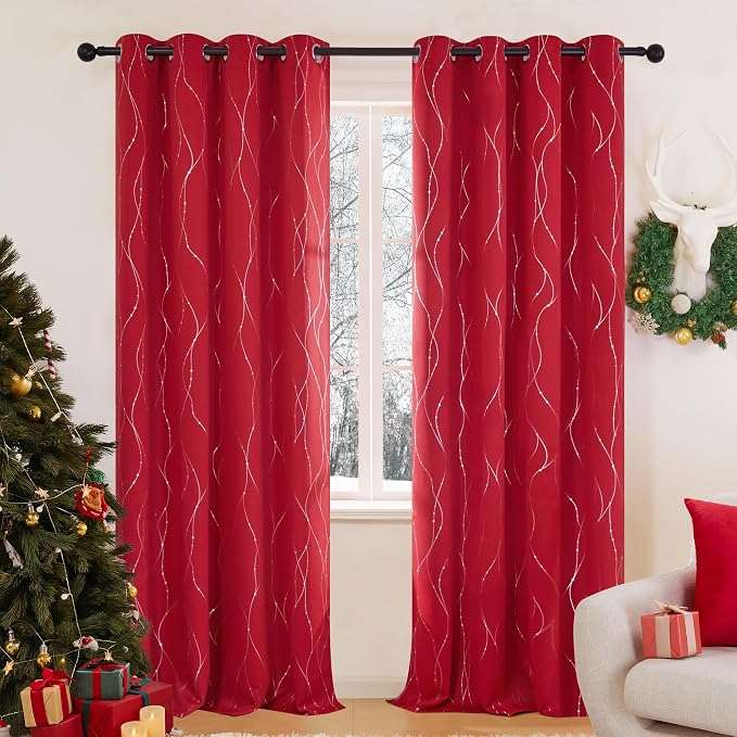 Deconovo Living Room Curtains 84 Inches Long, Thermal Insulated, Room Darkening by Unknown