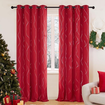 Deconovo Living Room Curtains 84 Inches Long, Thermal Insulated, Room Darkening by Unknown