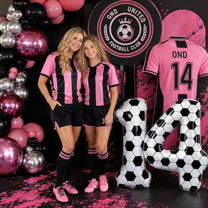 Soccer 14 Balloon Number, 40 Inch Soccer Number 14 Foil Balloon - Image 5