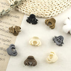 Matte Octopus and Spider Mini Hair Clips Set - Tiny 1.5 Inch Nonslip Claw Clips for Thin to Thick Hair, Perfect for Women, Girls, and Kids (Pack of 5 Colors with Gift Box)