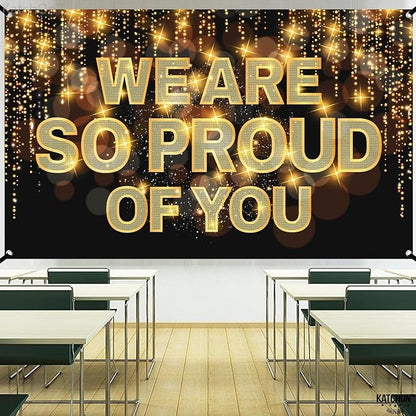 KatchOn We Are So Proud of You Banner 72x44 Inch | Graduation Decorations 2026 - Image 2