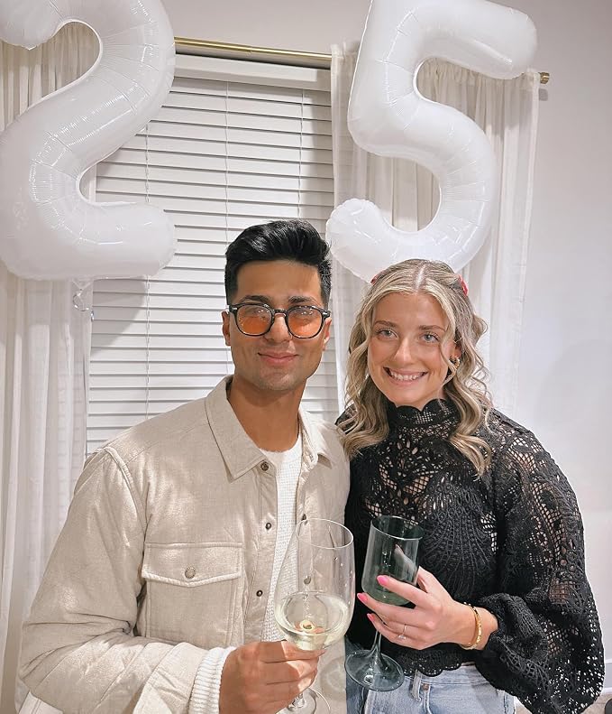 White 21 Balloon - Image 8