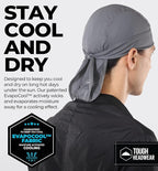 Cooling Helmet Liners - Do Rag Skull Caps for Men - Cooling Head Wraps, Hard Hat Liner - Motorcycle Pirate Bandana