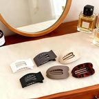 6 Pack Flat Hair Clips for Women,Large Claw Clips Strong Hold Hair Clips for for Thick & Thin Hair for Daily Styling