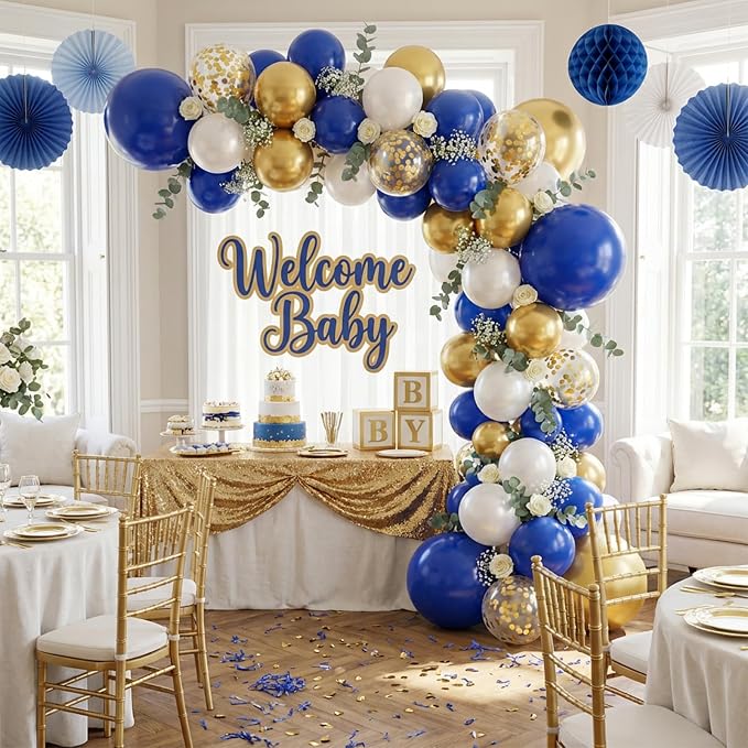 Blue and Gold Balloons - Image 5