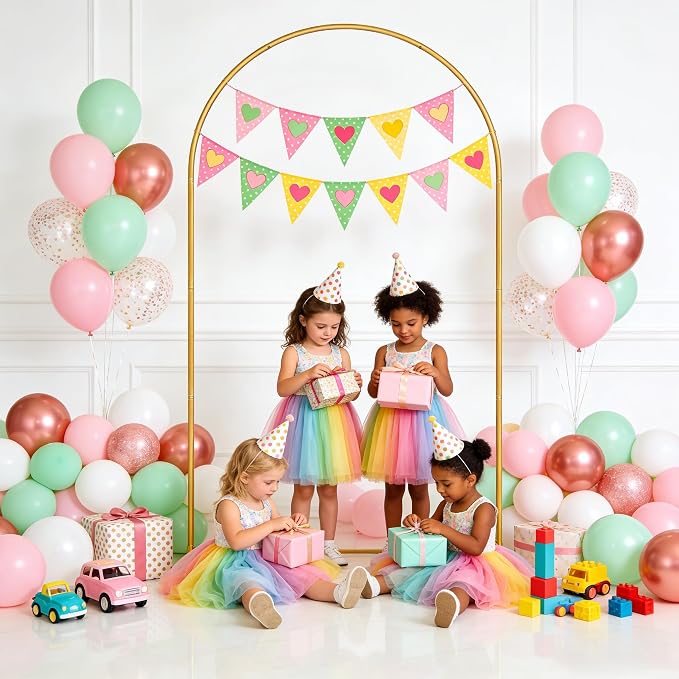 7.2FT Arch Backdrop Stand, Wedding Arch Backdrop Stand, Balloon Arch Stand | - Image 3