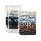 EVITA PERONI 12 Pcs Hair Ties, High Elastic Ponytail Holders, Hair Ties No Damage for Thick Curly Hair Women Men (Latte Foam)