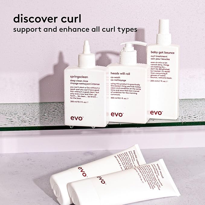 EVO Total Recoil Curl Definer - Full Size Strong Hold Definer To Activate Shape For A Polished, Soft, Frizz Free Finish - 6.7fl.oz