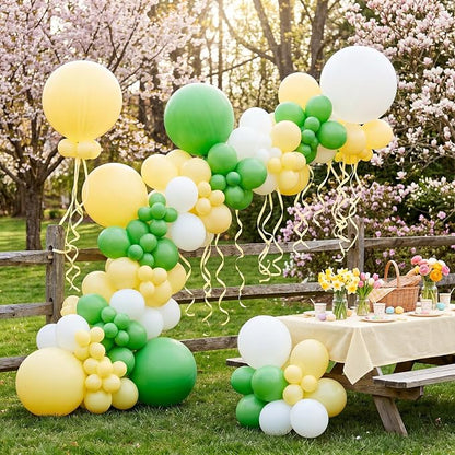 104pcs Pastel Yellow Balloon Garland Arch Kit, 18 12 10 5 Inch | Different - Image 7