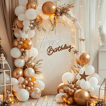 TONIFUL Happy Birthday Sign for Backdrop - Image 4