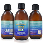 QUEEN OF THE THRONES Organic Golden Castor Oil | 100% Pure for Hair, Skin, Nails, Brows & Lashes | Hexane-Free | USDA Certified [8.4oz (250ml)]