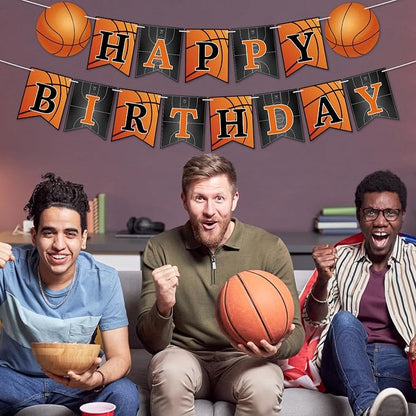 Basketball Happy Birthday Banner Basketball Theme Party Decorations Sport - Image 6