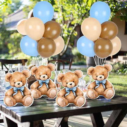 4 Sets Balloon Stand Kit for Table Bear Baby Shower Tables Centerpieces - Image 5
