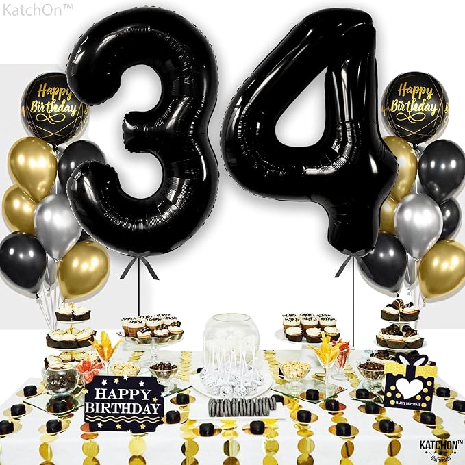 KatchOn 34th Birthday Decorations - Image 3