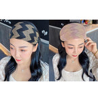 DORIS&JACKY Wide Lace Headbands Elegant Elastic Hairbands With Teeth Fashion Headwear Accessories For Women Girls (Pattern 3-6PCS)