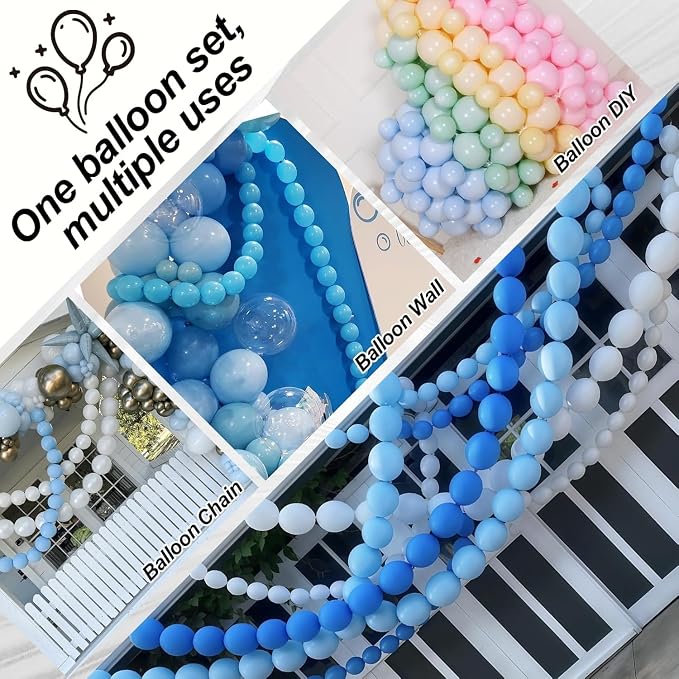 Light Blue Linking Balloons, Tails Balloon - Image 3