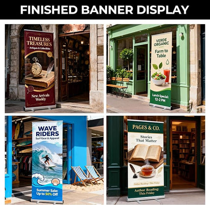 Customized Retractable Banner Aluminum Alloy Frame Portable, Suitable - Image 5