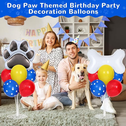 Dog Paw Party Balloons Stand Kit 2 Sets - Image 5