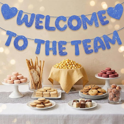 Welcome To The Team Banner, Glitter Welcome To The Team Banner, Welcome-Banner - Image 6