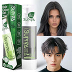 Temporary Hair Styling Color Serum, Green Blue Purple Red Hair Dye Color Gel Washable Natural Instant Hair Color Wax for DIY Hairstyle for Kids Men Women(Black#3)