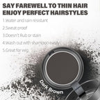 Root Touch Up Hair Color Powder For Concealing Hair Loss and Thinning, Gray Hair Shadow Powder Root Cover Up Hairline Powder For Women Men Eyebrows, Beard Line (Dark Brown, 0.35 Ounce)