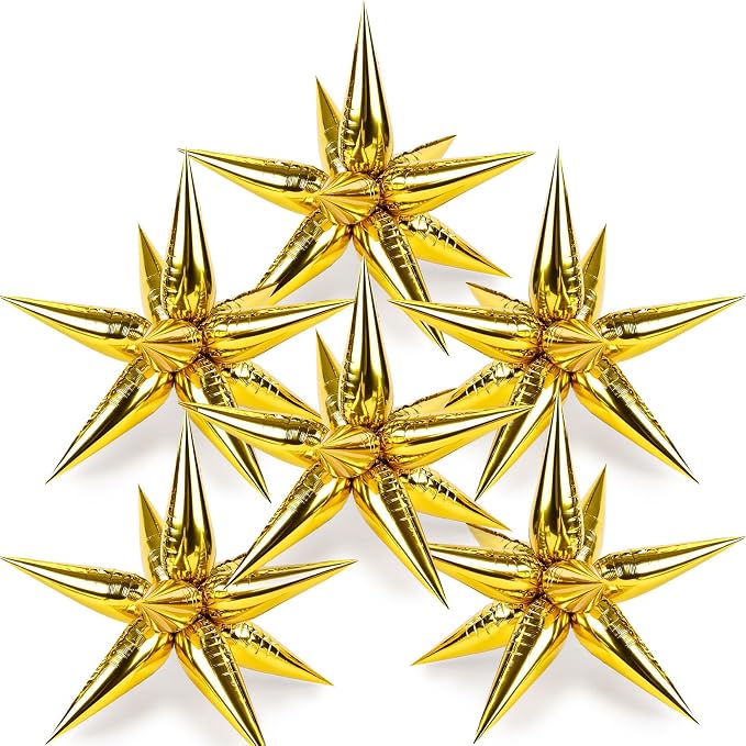 LOVESTOWN 72 PCS Gold Star Balloons, Engagement Gender Reveal Party Decorations by Lovestown