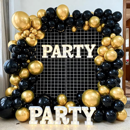 100pcs 5inch Metallic Gold Balloons | 5” Mini Chrome Gold Party Balloons Kit - Image 3