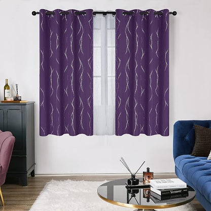 Deconovo Living Room Curtains 63 Inches Long, Thermal Insulated, Room Darkening by Unknown
