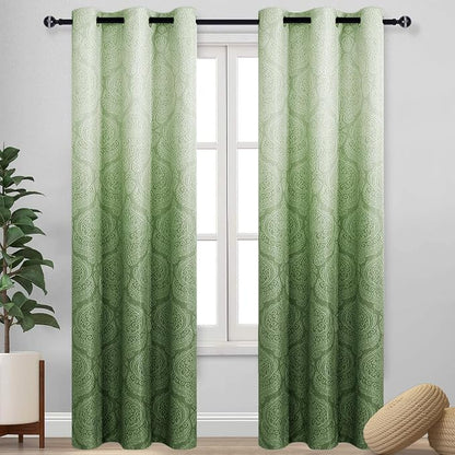 DWCN Ombre Room Darkening Blackout Curtains by DWCN